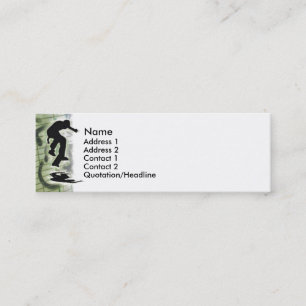 Mini Cartão de visita de skater