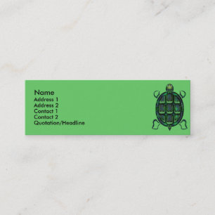 Mini Cartão de visita de Tortuga