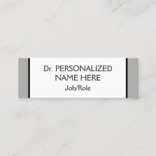 Mini Cartão de visita de Vintage e Classic Professiona