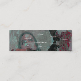 Mini Cartão de visita do artista - customizável