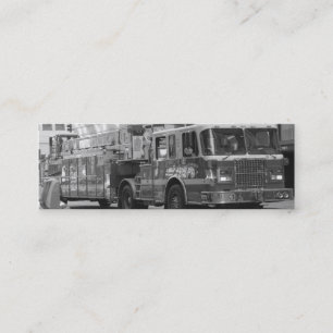 Mini Cartão de visita do carro de bombeiros