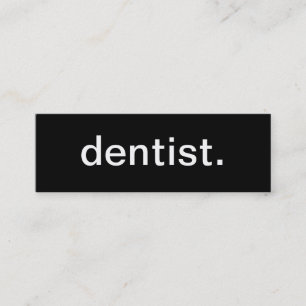 Mini Cartão de visita do dentista