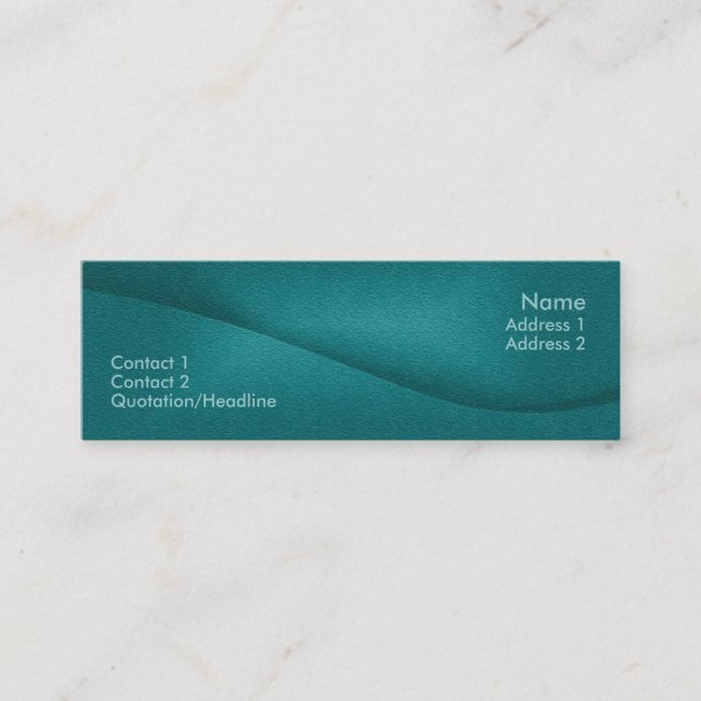 Mini Cartão de visita do equilíbrio (Frente)