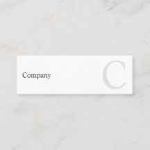 Mini cartão de visita do erro tipográfico mínimo