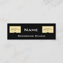 Mini Cartão de visita do Estúdio de Gravação