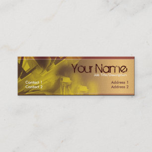 Mini Cartão de visita do Grunge Industrial