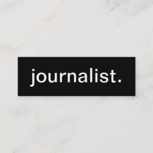 Mini Cartão de visita do journalista