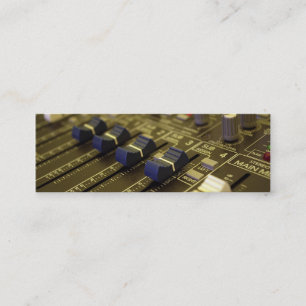 Mini Cartão de visita do marcador Mixer Desk