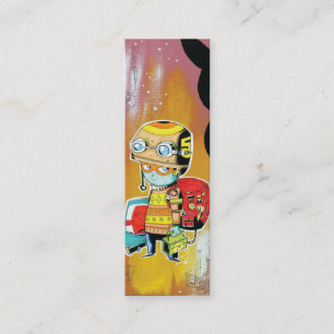 Mini Cartão de visita do menino do capacete