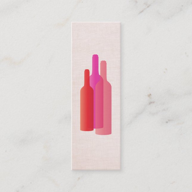 Mini Cartão de visita do Vinho (Frente)