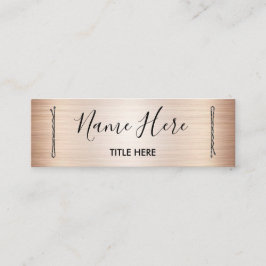 Mini Cartão de visita elegante do cabeleireiro com