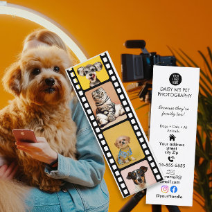 Mini Cartão de Visita Faixa de Filme Fotógrafo de Anima