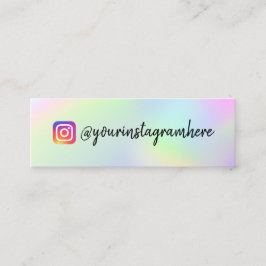 Mini Cartão de visita Holográfico com Mudança de C