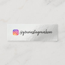 Mini Cartão de visita Holográfico com Mudança de C