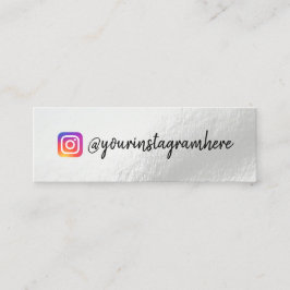 Mini Cartão de visita Holográfico com Mudança de C