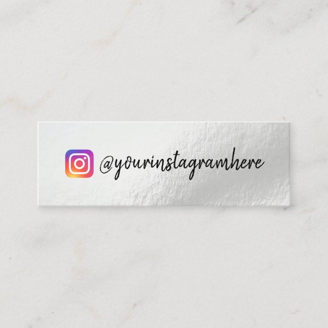 Mini Cartão de visita Holográfico com Mudança de C (Frente)