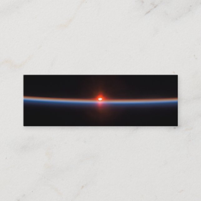 Mini Cartão de visita Horizonte da Terra (Frente)