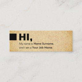 Mini Cartão de visita leve do Social do impressão de