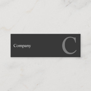 Mini cartão de visita limpo profissional do erro