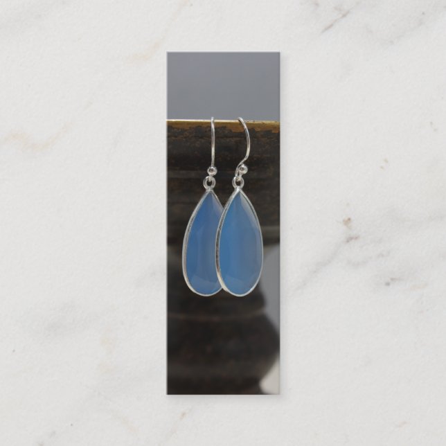 Mini Cartão de visita magro da jóia (Frente)