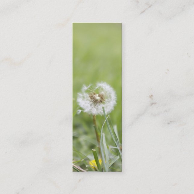 Mini Cartão de visita magro do optimismo (Frente)