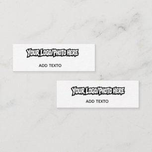 Mini Cartão de Visita Miniatura Personalizado com Logot