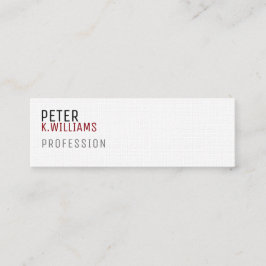 Mini cartão de visita minimalista para qualquer profiss