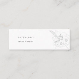 Mini Cartão de visita moderno e chic