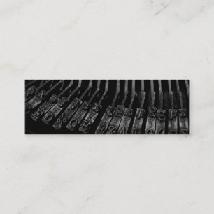 Mini Cartão de visita para escritores