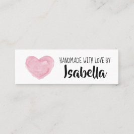 Mini Cartão de visita para pequenas empresas artesanais