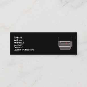 Mini Cartão de visita principal de Robo