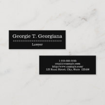 Cartão de visita simples e liso do advogado