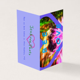 MINI CARTÕES 2x3.5 do AMOR NOVO da ABELHA