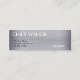 Mini cartões da textura Titanium do metal