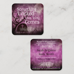 Mini Cartões De Casamento De Casamento De Hallowee