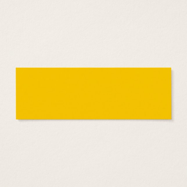 Mini Cartões de Favoritos, amarelo alaranjado Sol  (Verso)