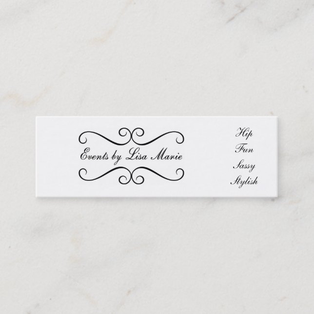 Mini cartões de visitas (Frente)