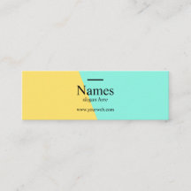 Mini cartões de visitas do erro tipográfico limpo