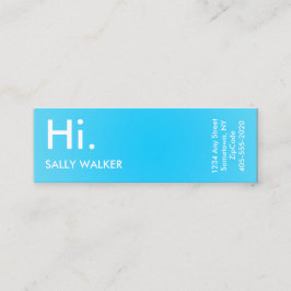 Mini cartões de visitas modernos profissionais