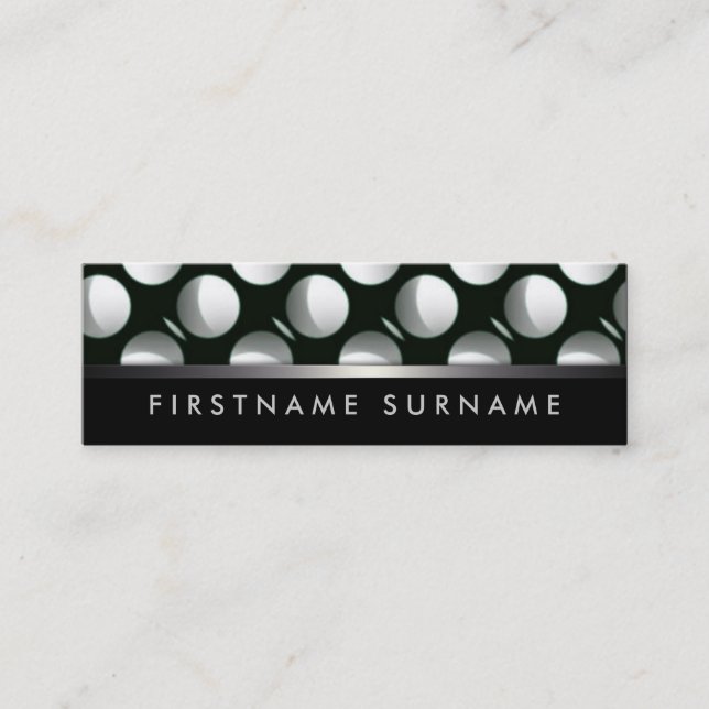 Mini Cartões de visitas Pretos da Lua Eclipse (Frente)