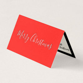 Mini cartões Feliz Natal personalizar nota persona