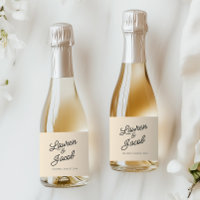 Mini Casamento de Champanhe Minimalista Moderno
