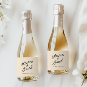 Mini Casamento de Champanhe Minimalista Moderno