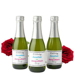 Mini Casamento de Script Colorido Minimalista Mode