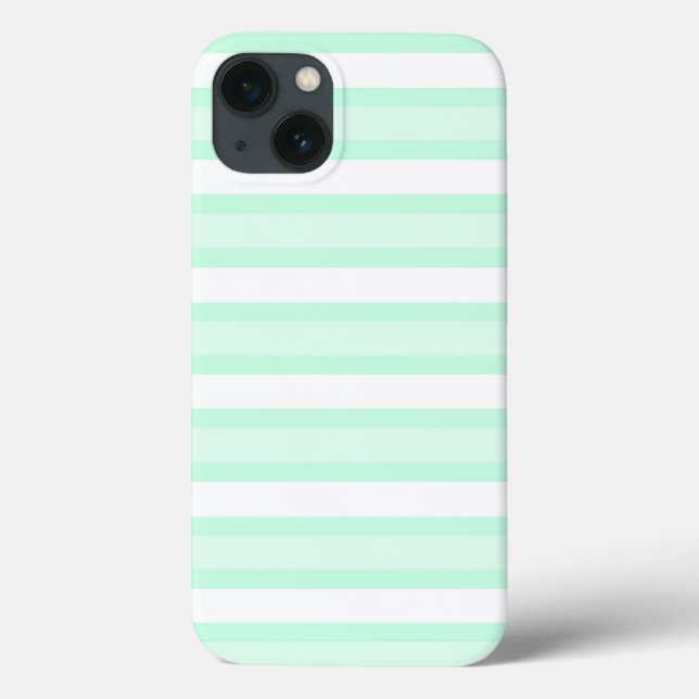 Mini caso Aqua Stripe (Verso)