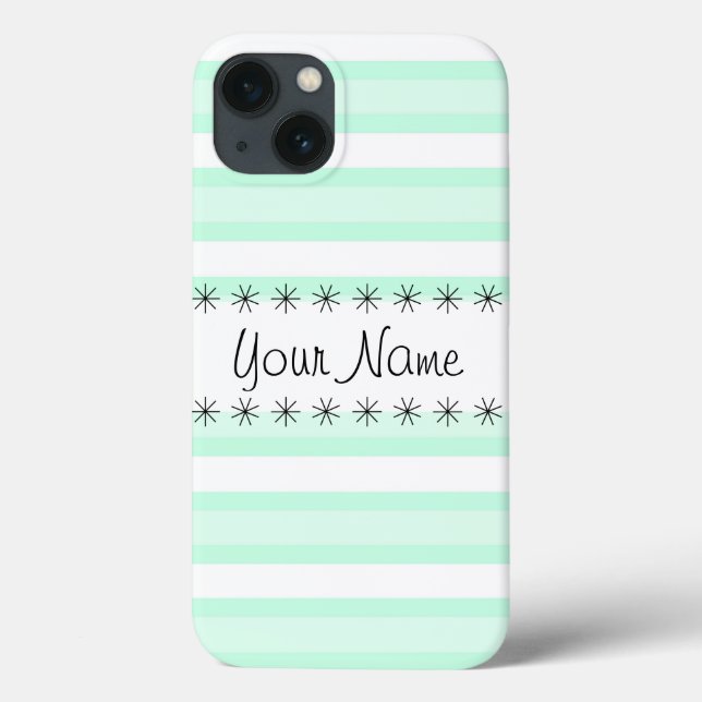 Mini caso do iPad Stripe 'Name' (Verso)