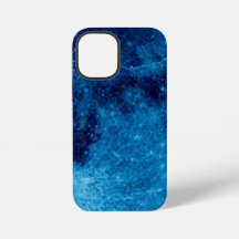 Mini Caso do iPhone 12 da Lua Azul