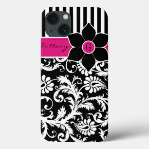 Mini Caso iPad Damasco Stripes Rosa de Fuchs
