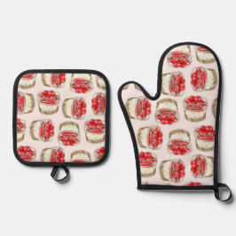 Mini Cereja Cheesecakes - Rosa