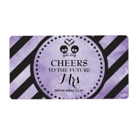 Mini Champagne Etiqueta Gótica Chá Favorito - Roxo